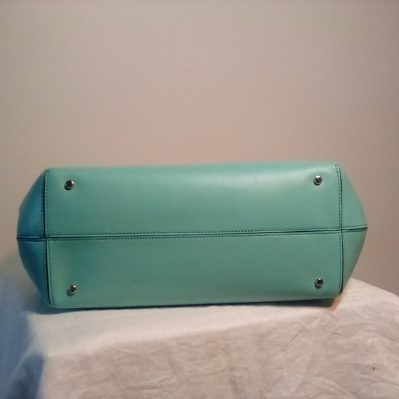 Authentic Kate Spade Vanston Dylan Caribbean blue satchel purse bag - Picture 9 of 13